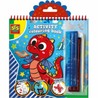 Manualidades Niños SES Creative Cuaderno Dibujos para Pintar 3 en 1 - Compra online en MegaJuguetes