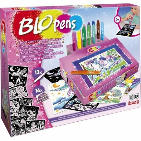 Manualidades Niños Lansay Blopens - Dibujos para Pintar Creativos - Compra online en MegaJuguetes