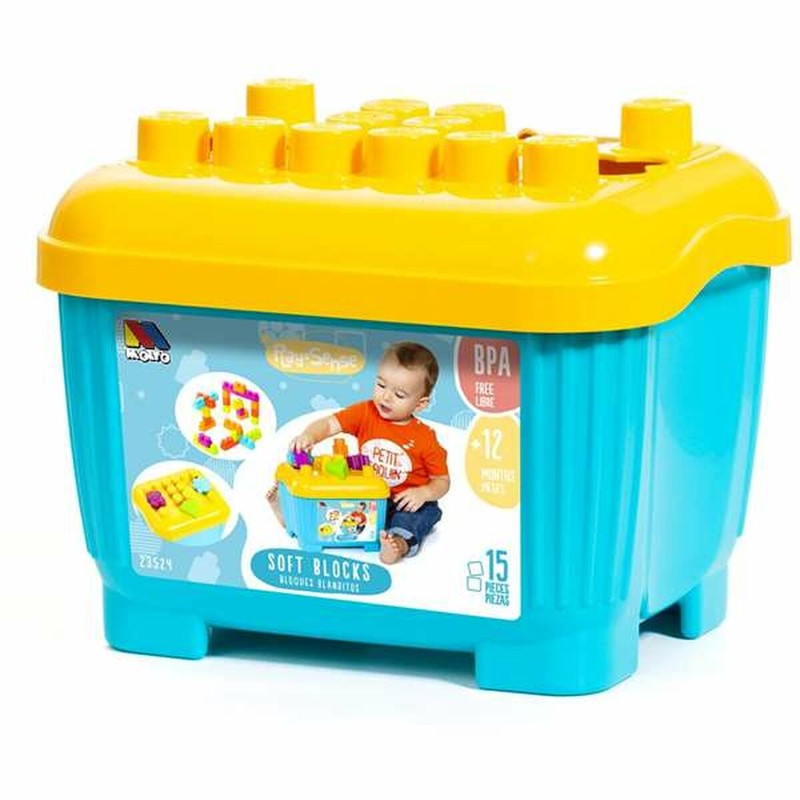 Juego de Construcción Moltó Blocks & Puzzles – Juguetes Construcción Niños