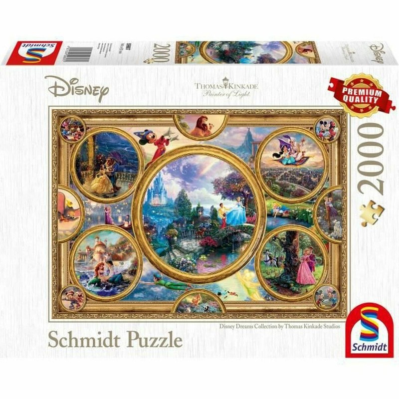 Puzzle Infantil Schmidt Spiele Disney Dreams Collection 2000 Piezas - Compra online en MegaJuguetes