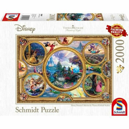 Puzzle Infantil Schmidt Spiele Disney Dreams Collection 2000 Piezas - Compra online en MegaJuguetes