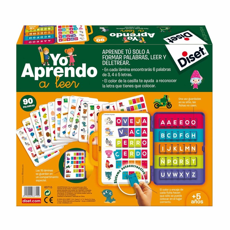 Juegos Mesa Niños Diset Yo Aprendo a Leer Educativo