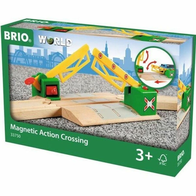 Coches Juguete Niños: Tren Brio Magnetic Action Crossing - Compra online en MegaJuguetes