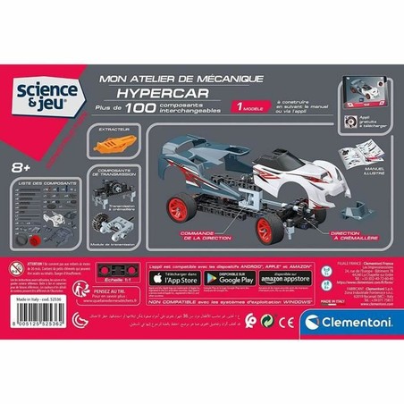 Juguetes Ciencia Niños Clementoni Hypercar: Coche de Carreras