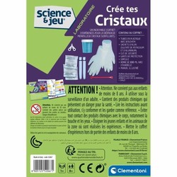 Juguetes Ciencia Niños Clementoni: Crea Cristales Fluorescentes - Compra online en MegaJuguetes 2