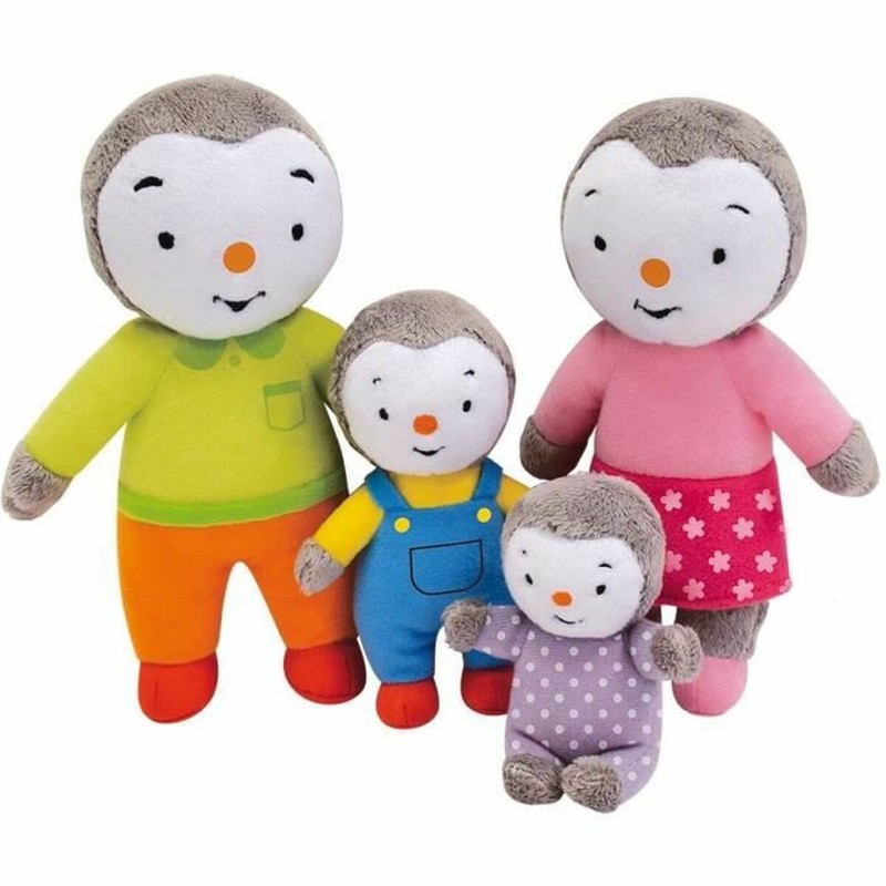 Peluches Niños Jemini T´Choupi Family - Pack 4 Piezas