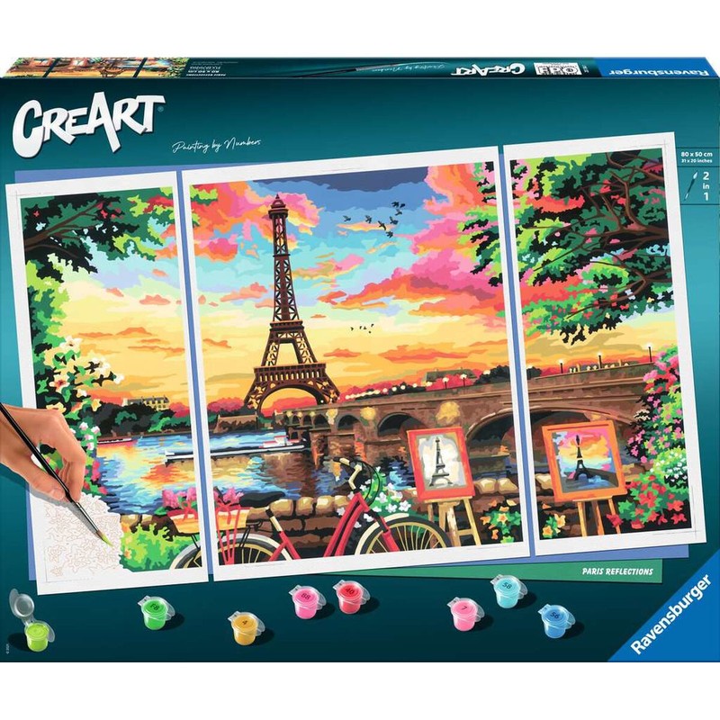 Manualidades Niños: Set de Pintura por Números Ravensburger 20134 - Compra online en MegaJuguetes