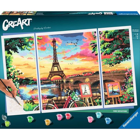Manualidades Niños: Set de Pintura por Números Ravensburger 20134 - Compra online en MegaJuguetes