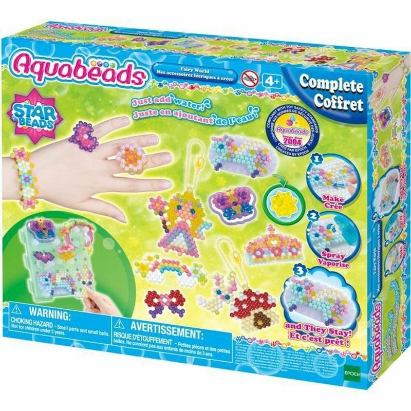 Manualidades Niños: Abalorios Aquabeads Star Beads Creativos - Compra online en MegaJuguetes