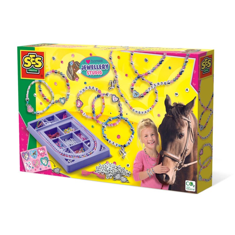 Manualidades Niños SES Creative: Juego 'I Love Horses' - Compra online en MegaJuguetes