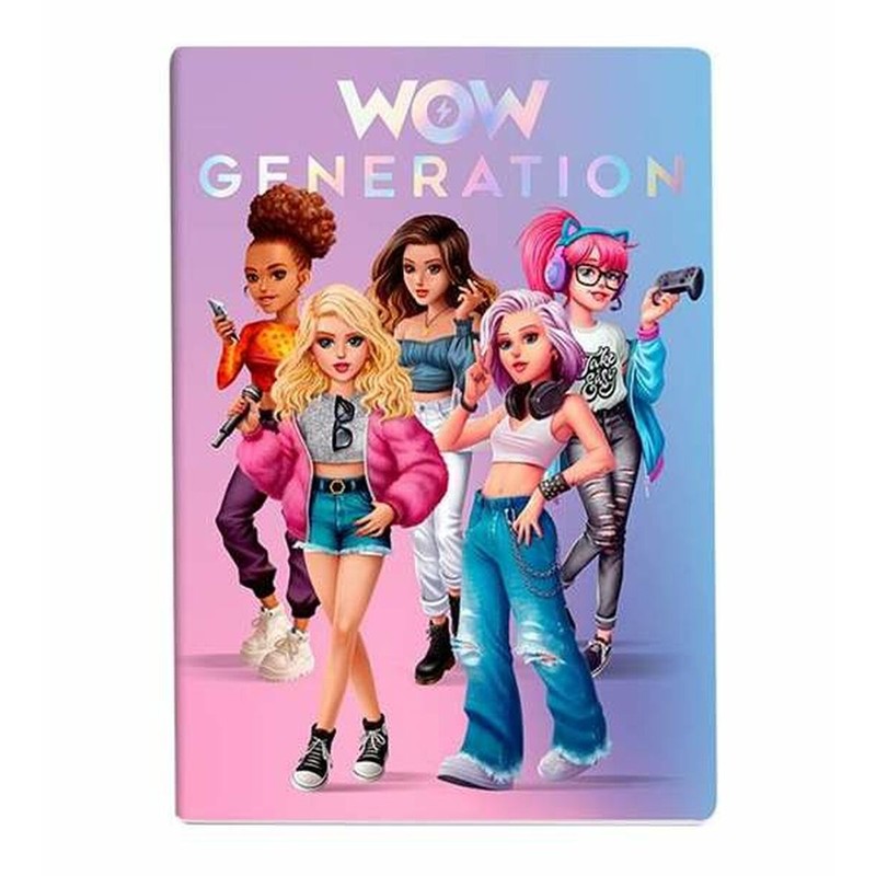 Juguetes Educativos Niños: Pack 3 Libretas A5 Tapa Blanda Wow Generation