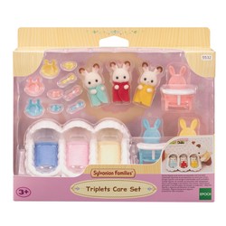 Figuras Acción Niños Sylvanian Families: Set Cuidado Trillizos - Compra online en MegaJuguetes