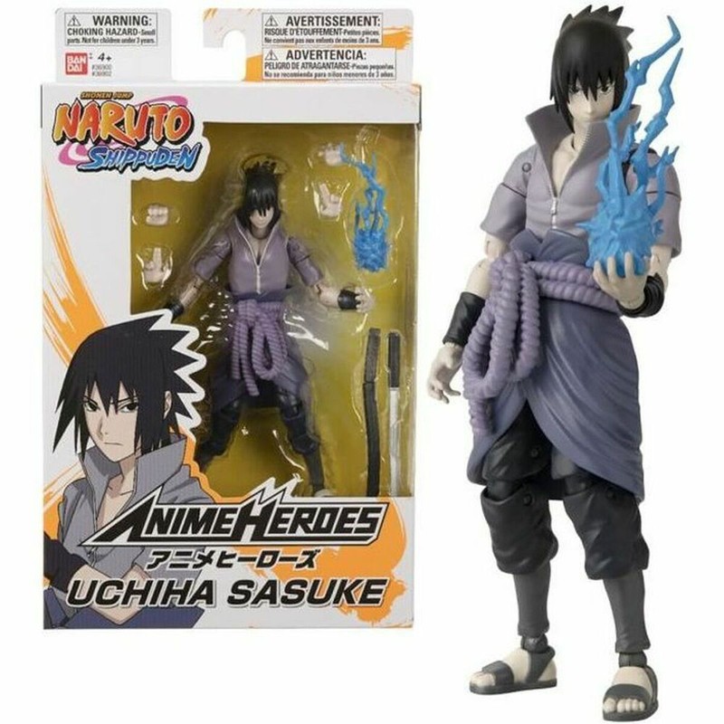 Figuras Acción Niños: Bandai Sasuke Uchiwa Articulada 17 cm - Compra online en MegaJuguetes