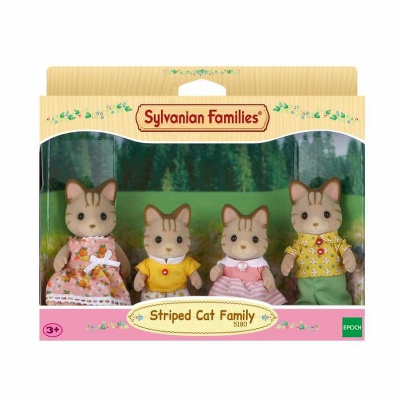 Figuras Acción Niños Sylvanian Families Familia Gatos Rayados - Compra online en MegaJuguetes