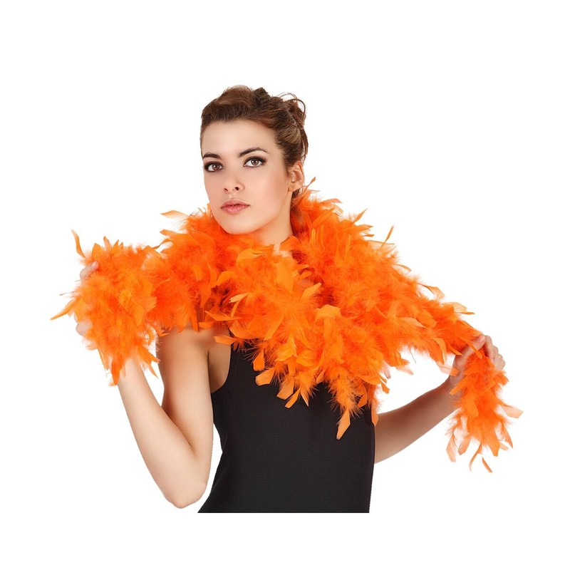 Disfraces Niños: Boa Naranja Años 20 - Accesorio Glamour Adulto - Compra online en MegaJuguetes