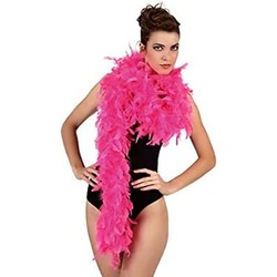 Boa Fucsia Años 20 - Accesorio Glamour para Fiestas Temáticas - Compra online en MegaJuguetes