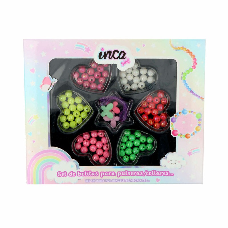 Manualidades niños: Kit Abalorios Inca para Pulseras Multicolor - Compra online en MegaJuguetes