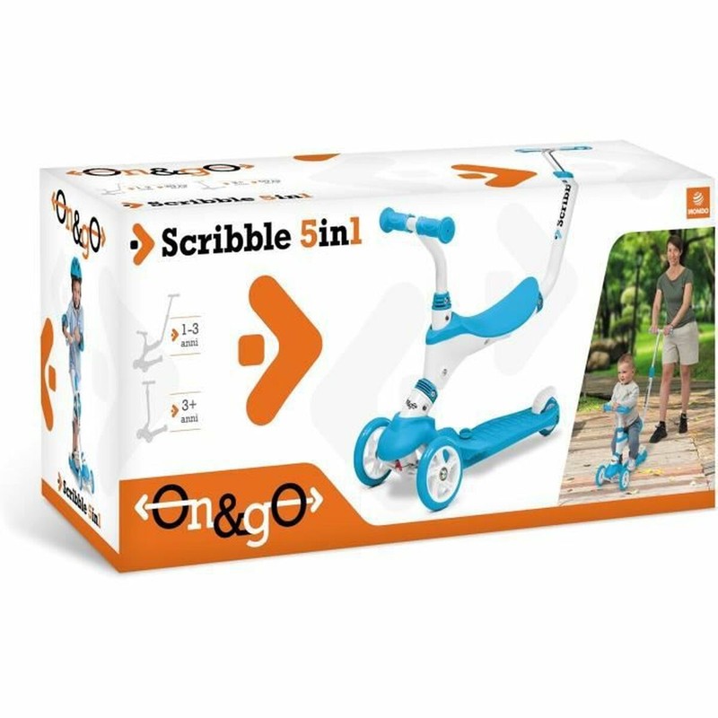 Juguetes Exterior Niños: Patinete Mondo Azul Individual