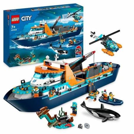 Juguetes Construcción Niños Lego Barco Exploración Ártica 60368 - Compra online en MegaJuguetes