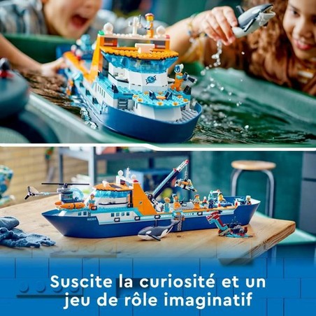 Juguetes Construcción Niños Lego Barco Exploración Ártica 60368