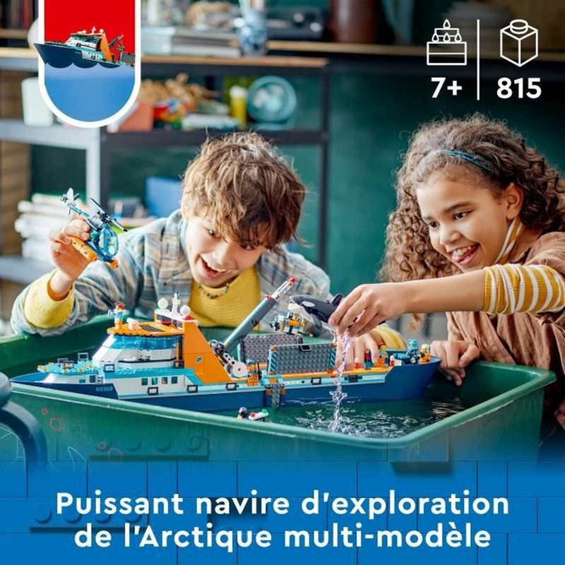 Juguetes Construcción Niños Lego Barco Exploración Ártica 60368