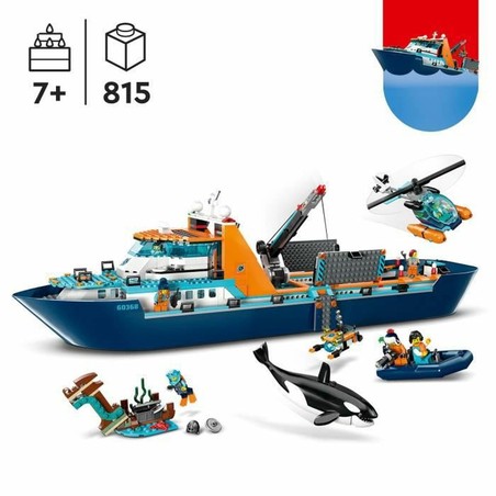 Juguetes Construcción Niños Lego Barco Exploración Ártica 60368
