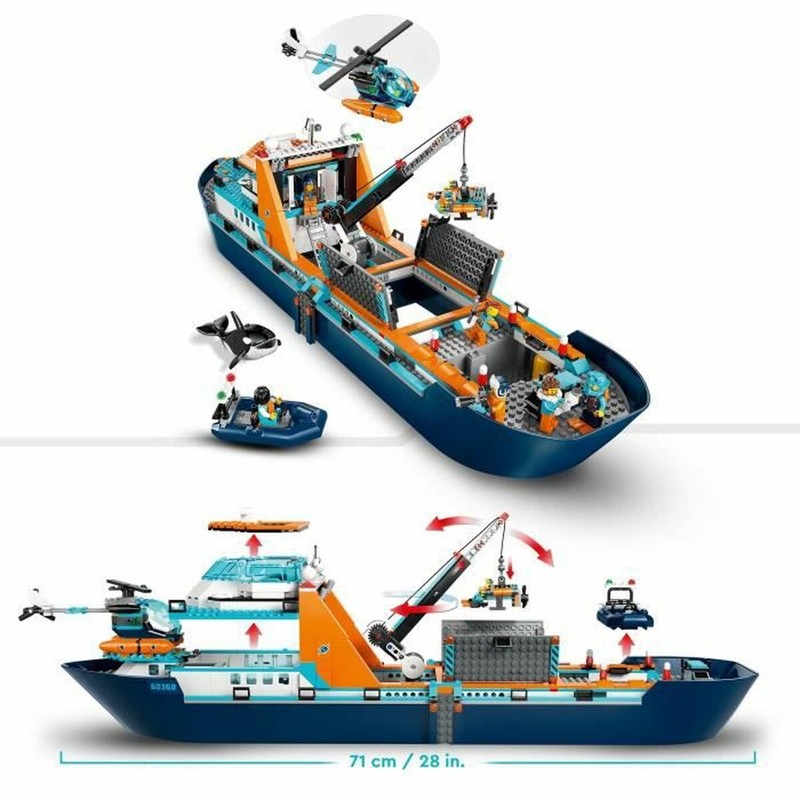 Juguetes Construcción Niños Lego Barco Exploración Ártica 60368