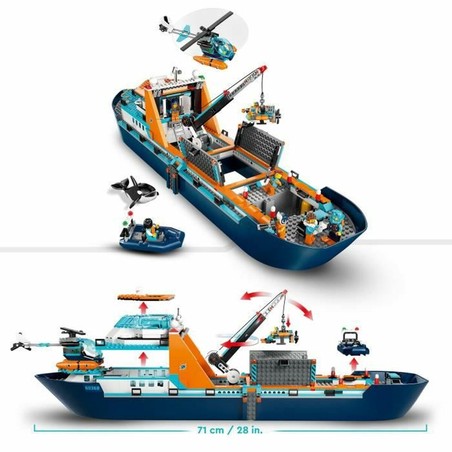 Juguetes Construcción Niños Lego Barco Exploración Ártica 60368