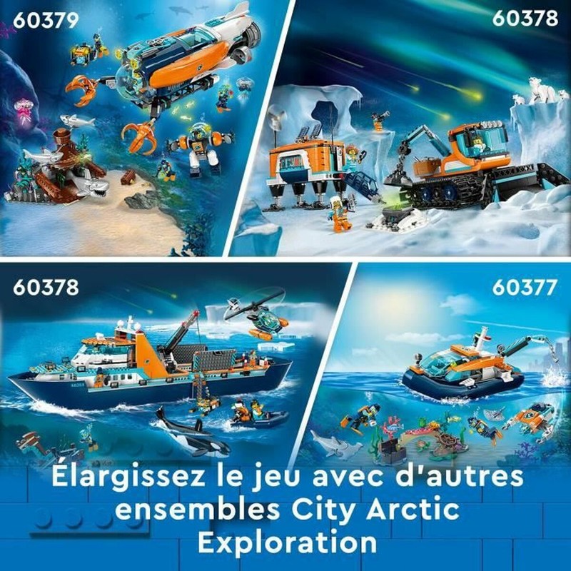 Juguetes Construcción Niños Lego Barco Exploración Ártica 60368