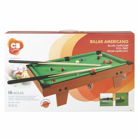 Juegos Mesa Niños: Billar de Sobremesa Americano AquaSport