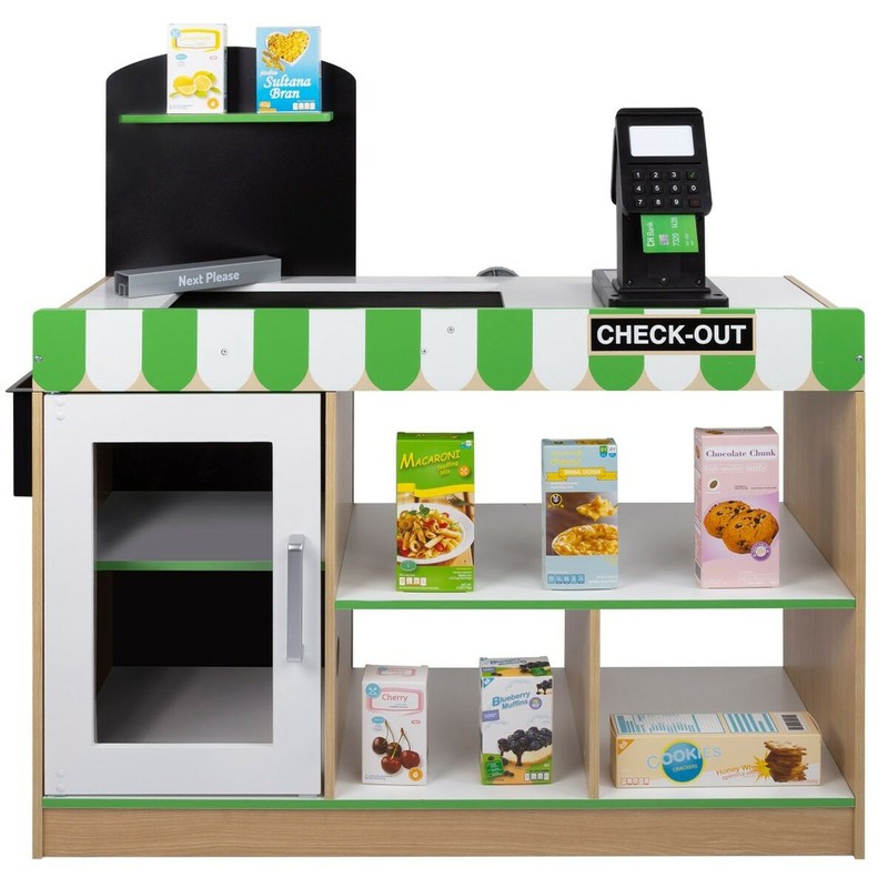 Juego Simbólico Niños: Supermercado de Juguete Teamson Madera - Compra online en MegaJuguetes