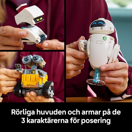 Montaje de la cabeza de Lego WallE