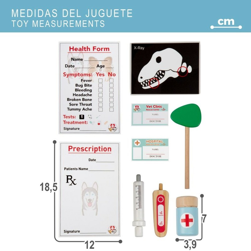 Juego Simbólico Niños | Clínica Veterinaria Educativa Teamson 3 en 1