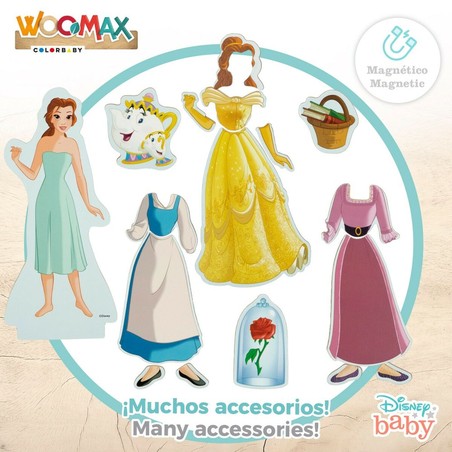 Figuras Acción Niños Disney Princess - Set de Madera WOOMAX