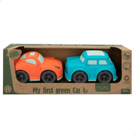 Coches Juguete Niños Motor Town Sonido y Luz - Set 4 Vehículos Sostenibles