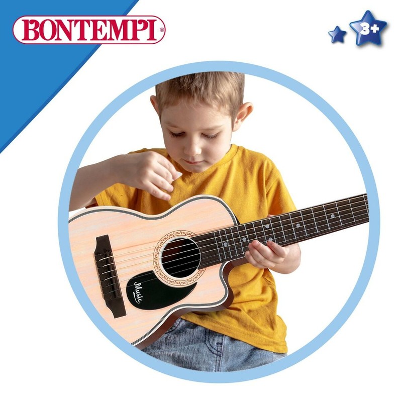 Juguetes Musicales Niños: Guitarra Bontempi Folk - Sonido Realista
