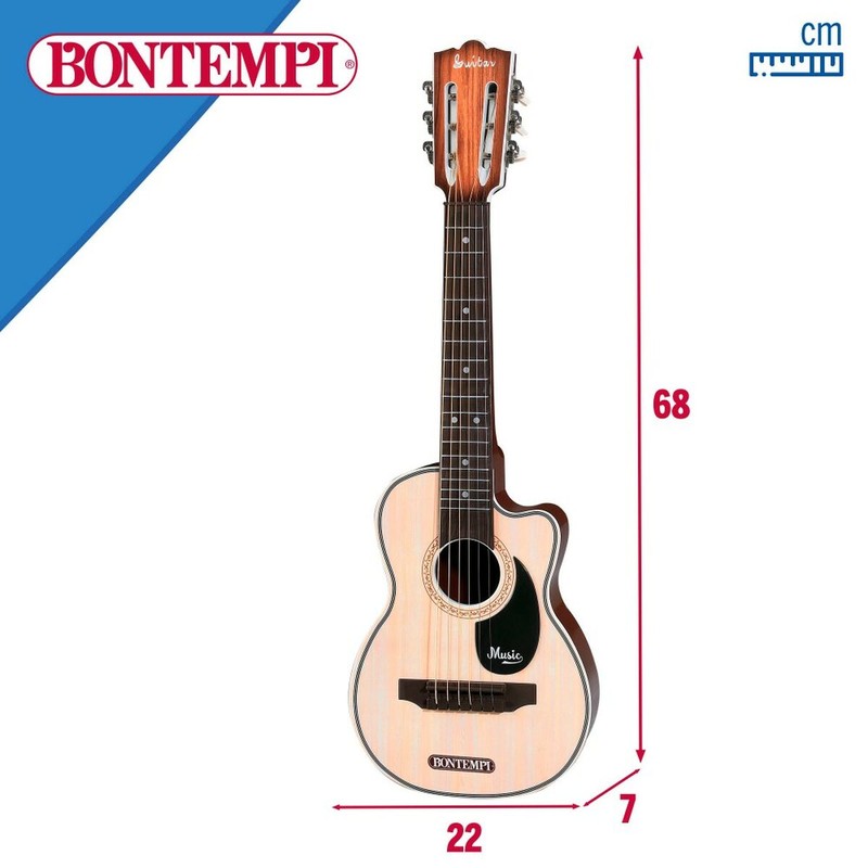 Juguetes Musicales Niños: Guitarra Bontempi Folk - Sonido Realista