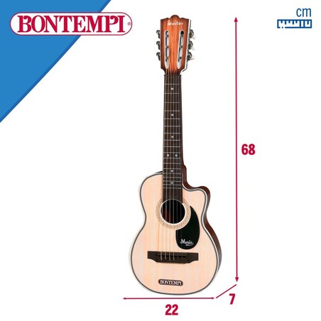 Juguetes Musicales Niños: Guitarra Bontempi Folk - Sonido Realista