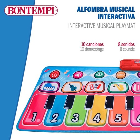 Juguetes Musicales Niños - Piano Educativo Bontempi