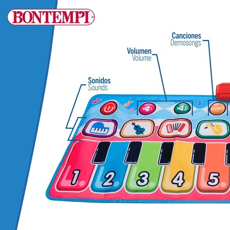 Juguetes Musicales Niños - Piano Educativo Bontempi