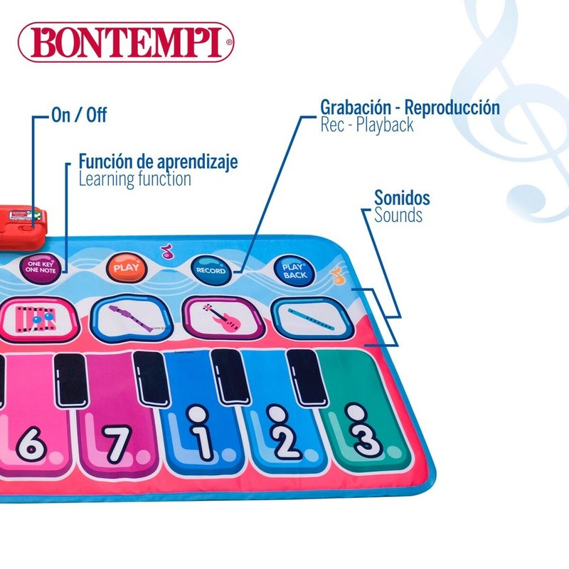 Juguetes Musicales Niños - Piano Educativo Bontempi