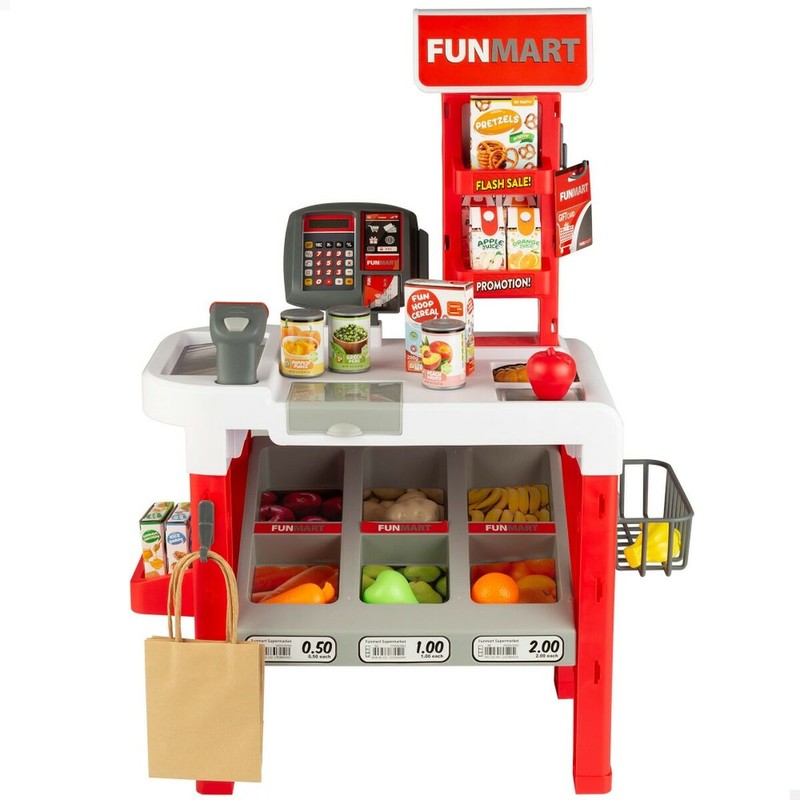 Juego Simbólico Niños: Supermercado Funville Funmart con Luz y Sonido - Compra online en MegaJuguetes