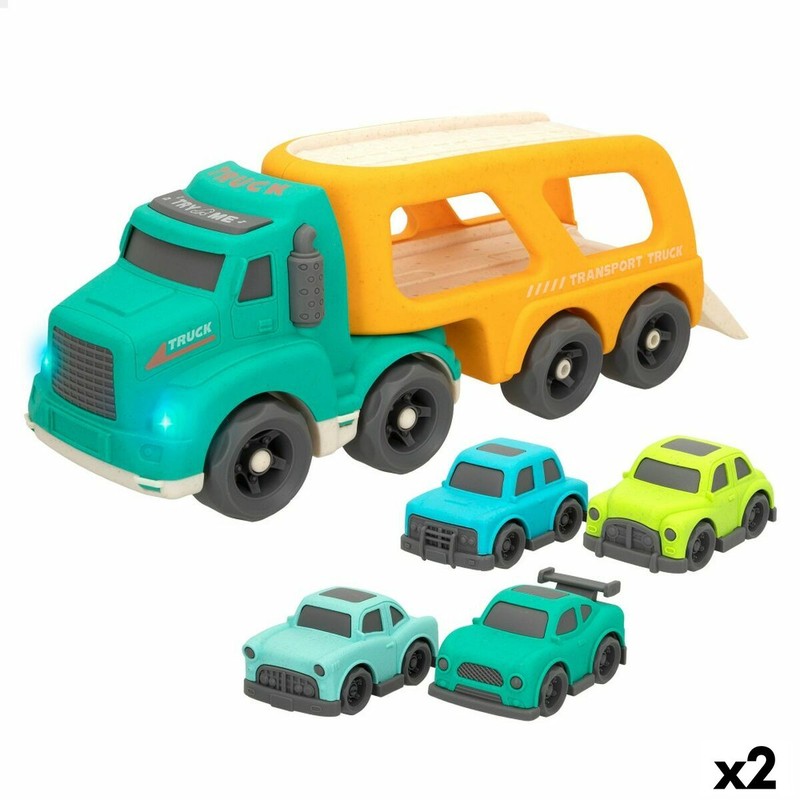 Coches Juguete Niños: Camión Portavehículos Motor Town Luz y Sonido - Compra online en MegaJuguetes