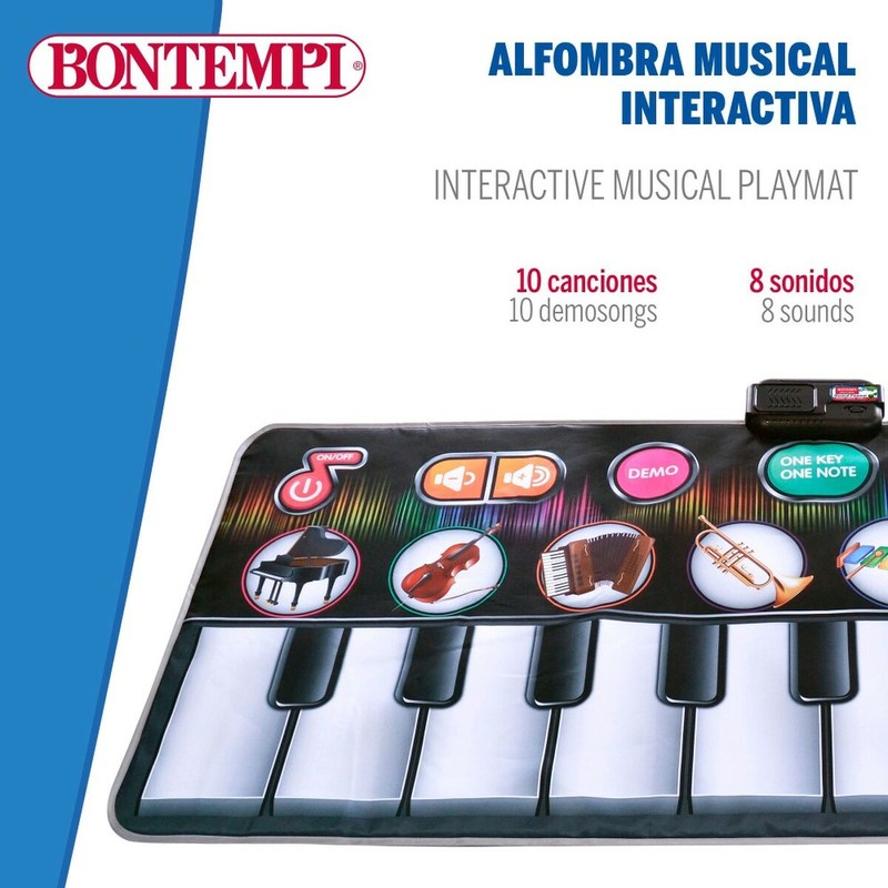 Juguetes Musicales Niños - Piano Educativo Bontempi