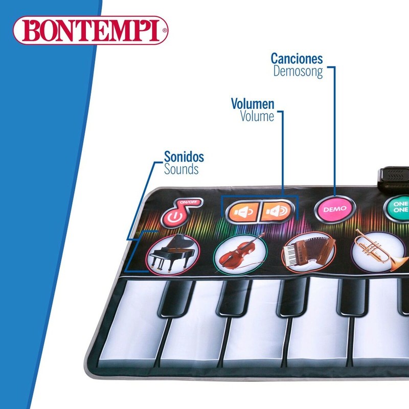 Juguetes Musicales Niños - Piano Educativo Bontempi