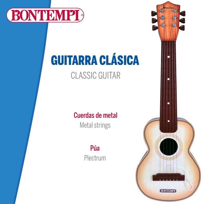Juguetes Musicales Niños: Guitarra Infantil Bontempi
