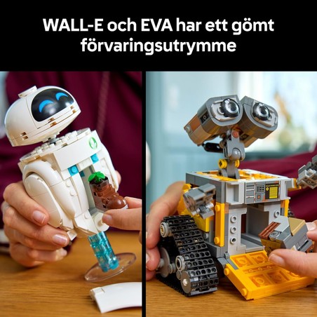 Lego WallE modelo terminado en exhibición