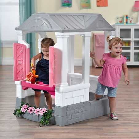 Juguetes construcción niños: Casa Infantil Step2 Courtyard Cottage