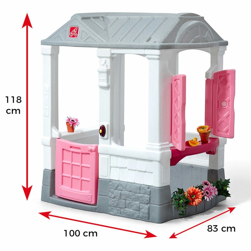 Juguetes construcción niños: Casa Infantil Step2 Courtyard Cottage