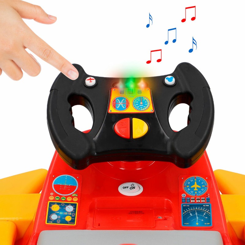Juguetes Exterior Niños: Coche Eléctrico Mickey Mouse Avioneta 6V